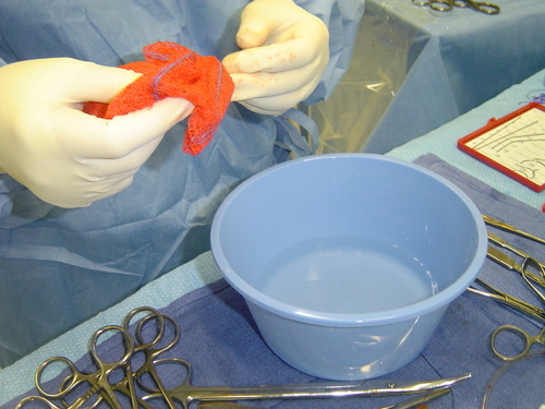 cell saver recycling bowl for bloodless heart surgery