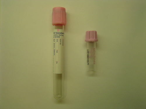 no waste blood testing tubes